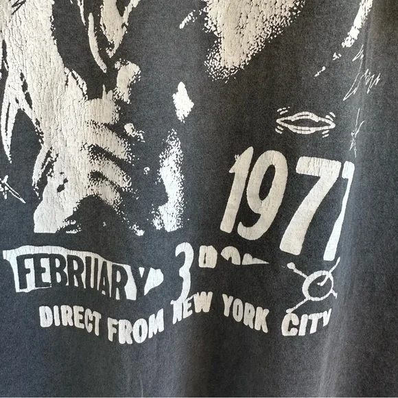 Blondie Distressed Los Angeles 1977 Graphic Tee. Size XS. Unisex - Picture 4 of 7